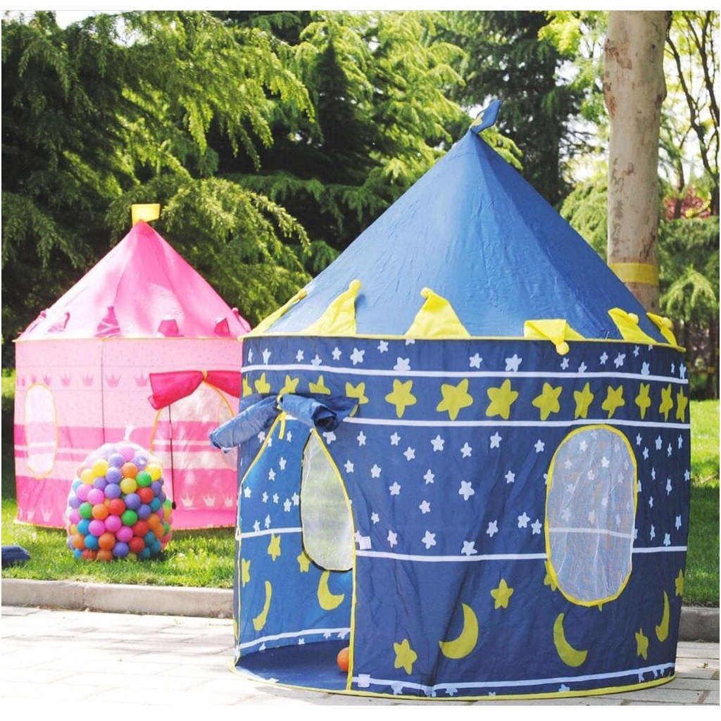 Tenda Anak Model House Rumah Jendela AN8112 Tenda Bermain Princess Castle Outdoor Biru dan Pink MURAH TENDA MAINAN ANAK /Tenda Anak /TENDA MODEL RUMAH / TENDA RUMAH/ MAINAN ANAK INDOOR/OUTDOR Tenda Mainan Anak Model Rumah Jendela Princess Camping Motif