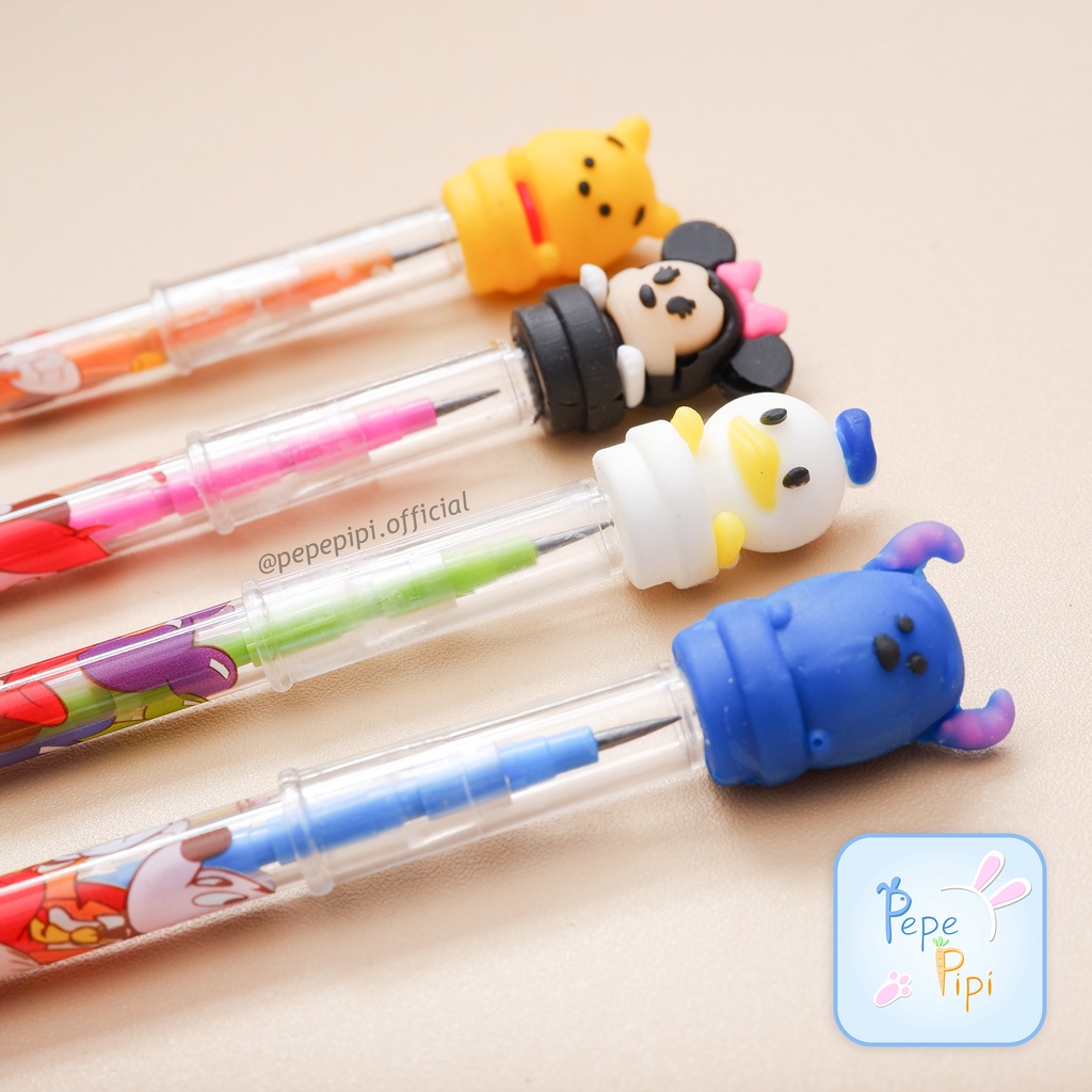 Pensil Tsum Peluru Lantu Susun Bensia Refill Isi Minnie Pooh Donal Donald Sullivan