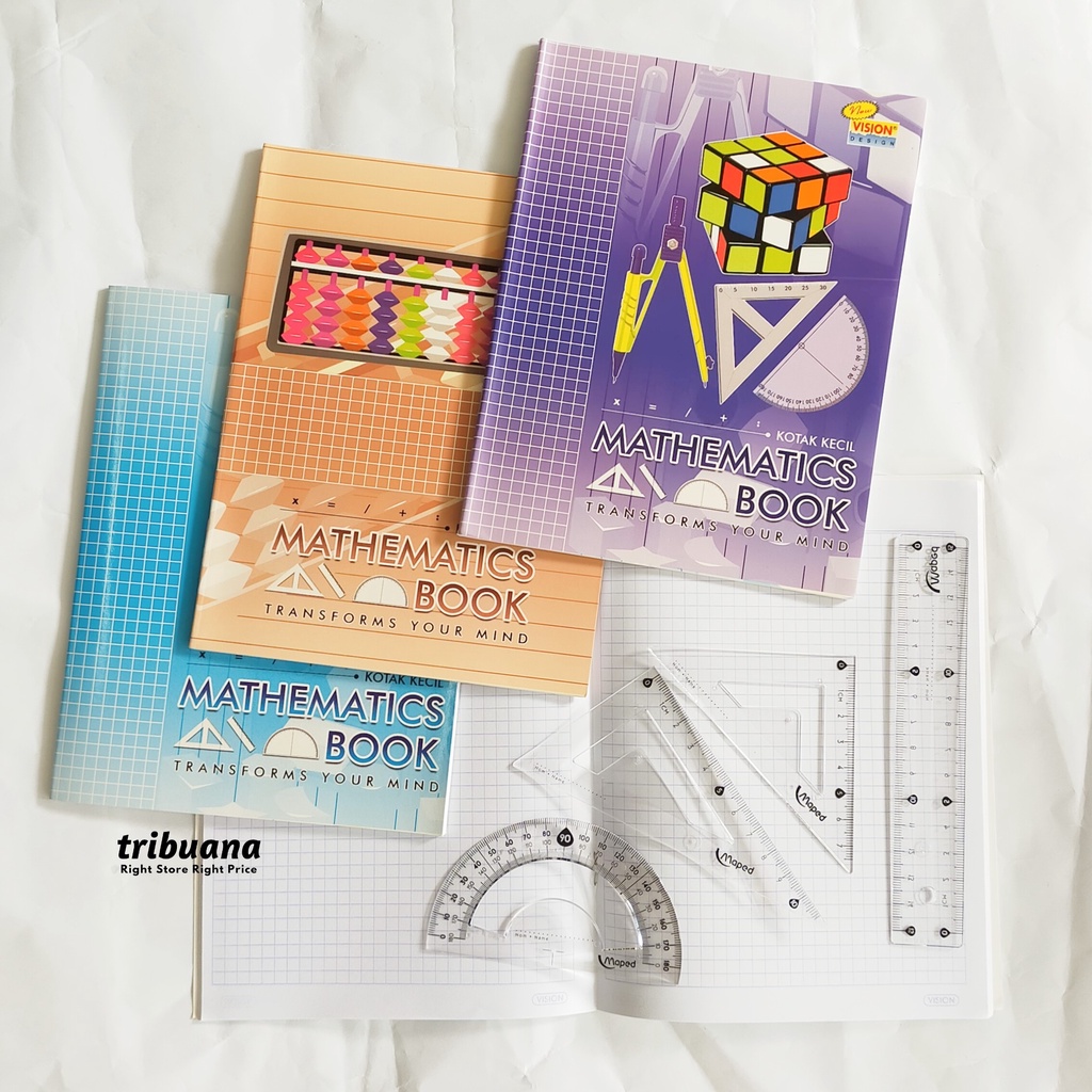 

Buku Tulis MATEMATIKA/KOTAK KECIL 38 Lembar VISION