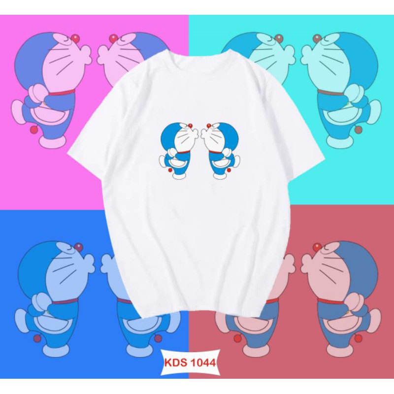 T-SHIRT / TUMBLR TEE DORAEMON KISS /UNISEX COTTON 30S PREMIUM