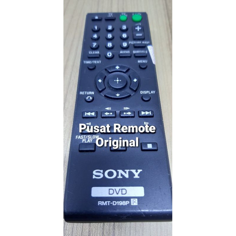 REMOTE REMOT DVD SONY RMT-D198P ORIGINAL ASLI