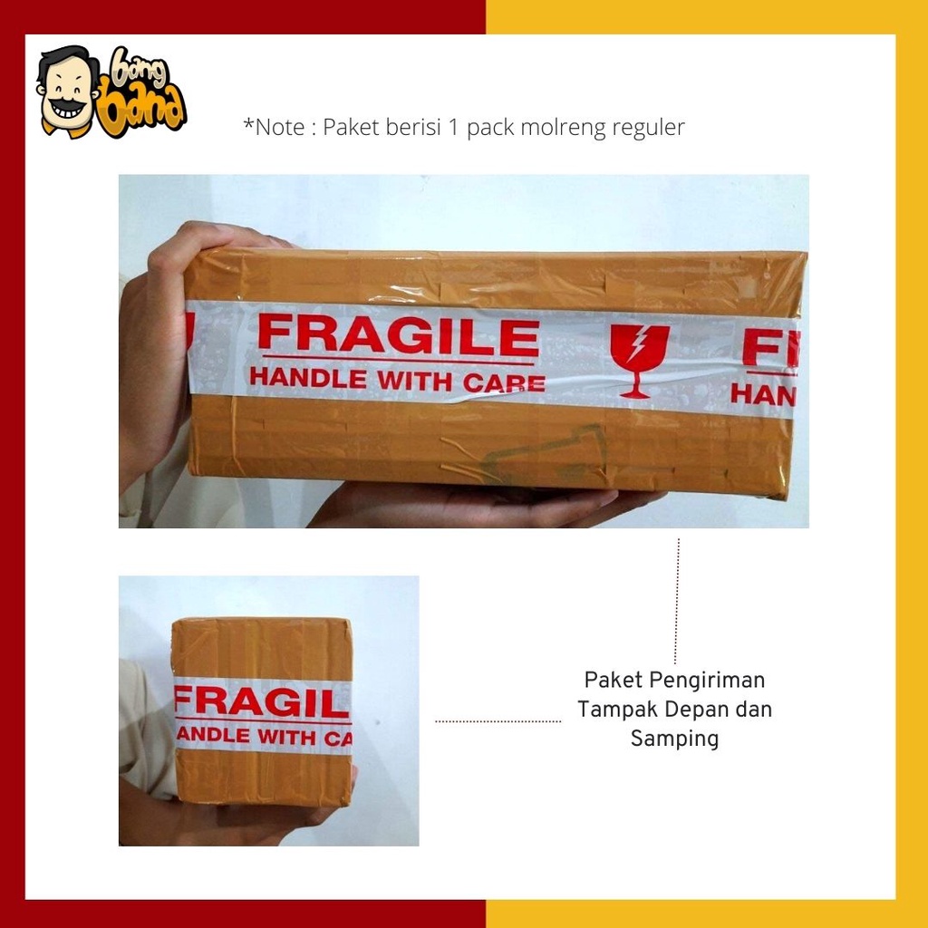 Keripik Molreng Kripik Molring Moring SeuhahLataLata Bang Bana - 1 Pack isi 11 Pcs