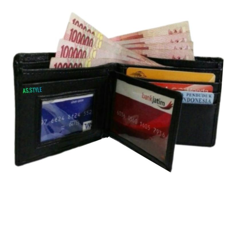 DOMPET PRIA TERBARU/DOMPET RANTAI KULIT SEMI