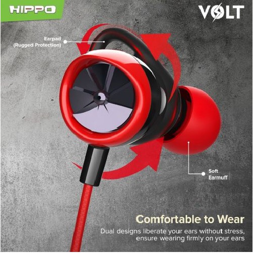 Handsfree Hippo Volt Dual Microphone - Headset Gaming Volt Hippo grs 3 th