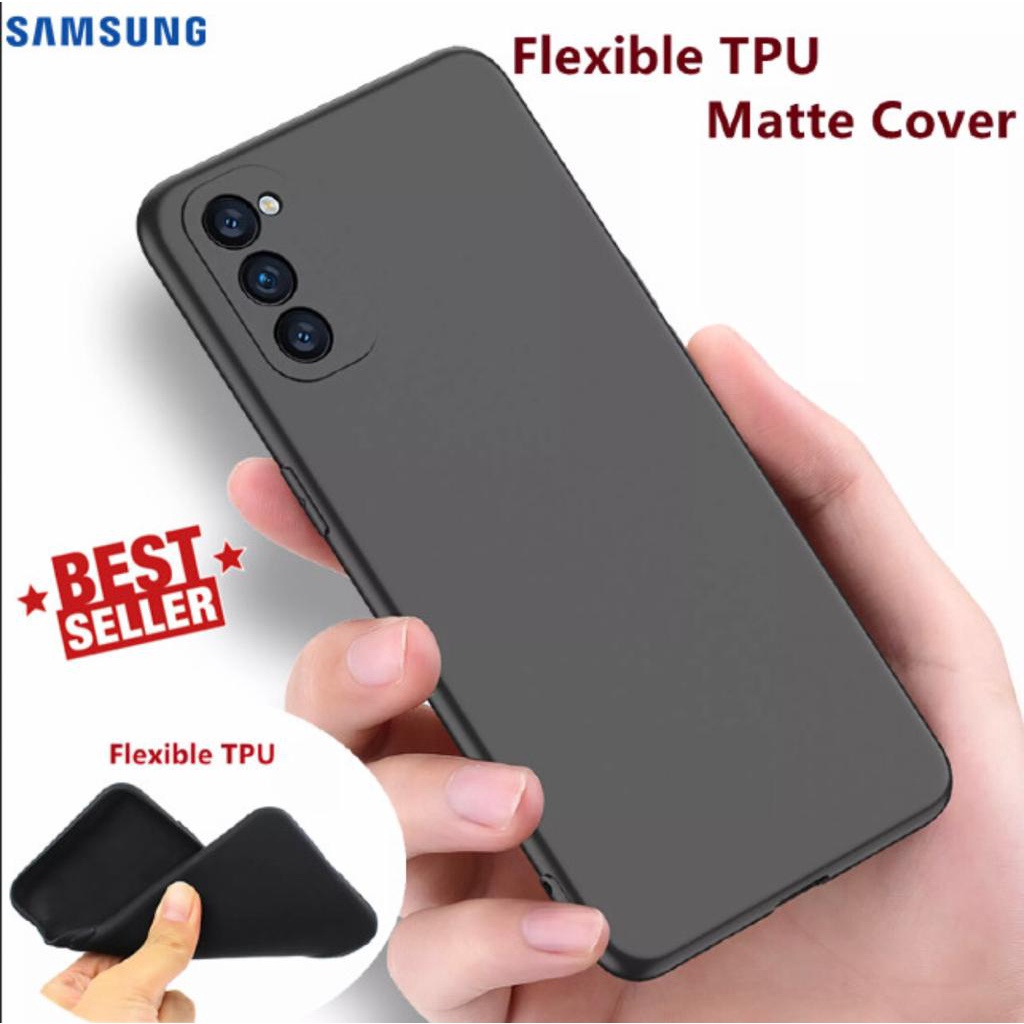 Casing Samsung A03s Macaron List Matte Protect Camera High Quality Premium Silikon Jelly Case Black 