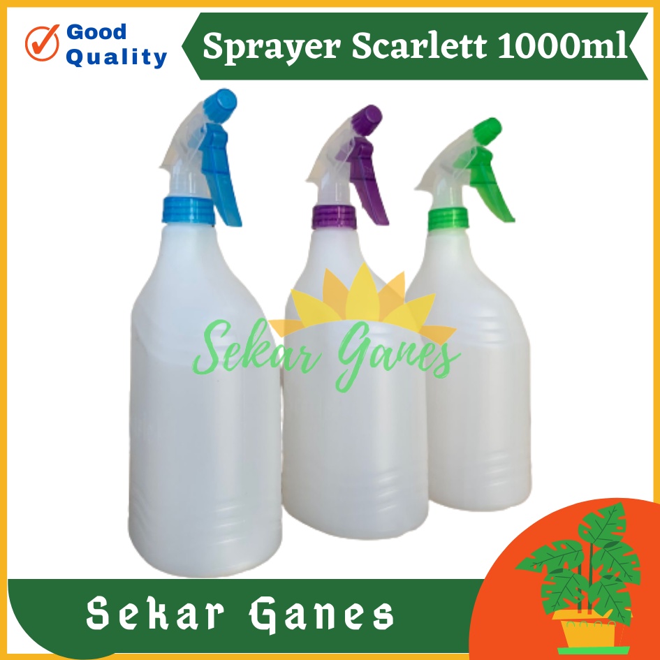 Sprayer Scarlet 1000 Ml 1 Liter Sprayer Semprotan Air Disinfektan Tanaman Burung Sprayer Semprotan Serbaguna Elektrik Manual Swan Gun - Hand Sprayer 1 Liter Semprotan Air Jetspray Tanaman Spray Serbaguna 1000 ml AT005