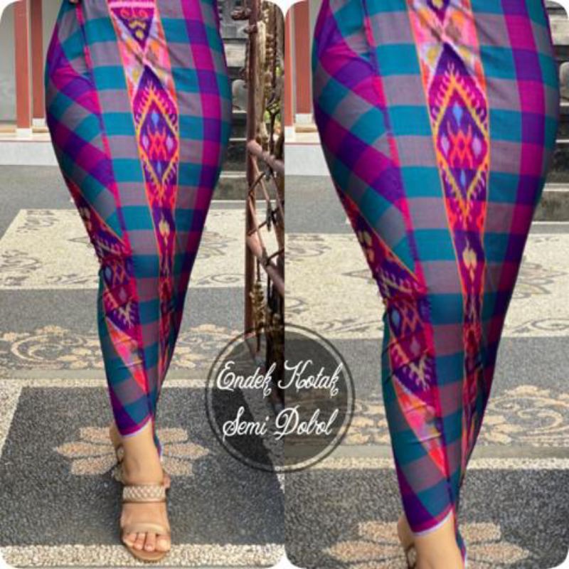 Kamen endek kotak semi dobol