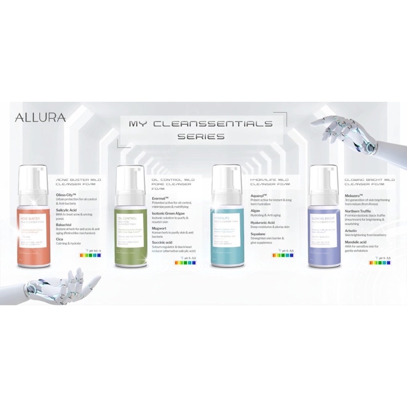 Allura Mild Cleanser Foam 100ML