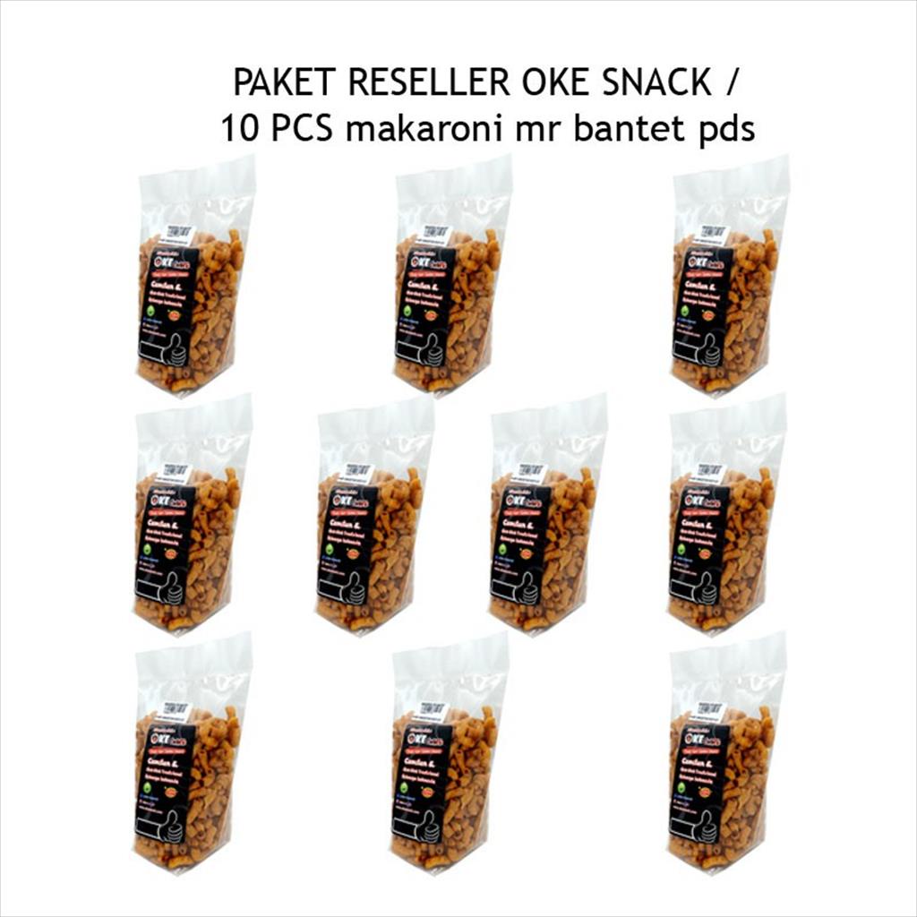 Paket Reseller Makaroni Mr Bantet Pedas 10 Pcs