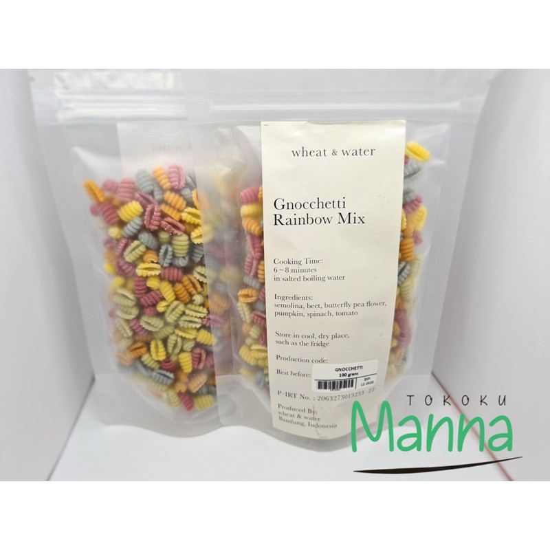 

Pasta Gnocchetti Rainbow Mix, wheat&water