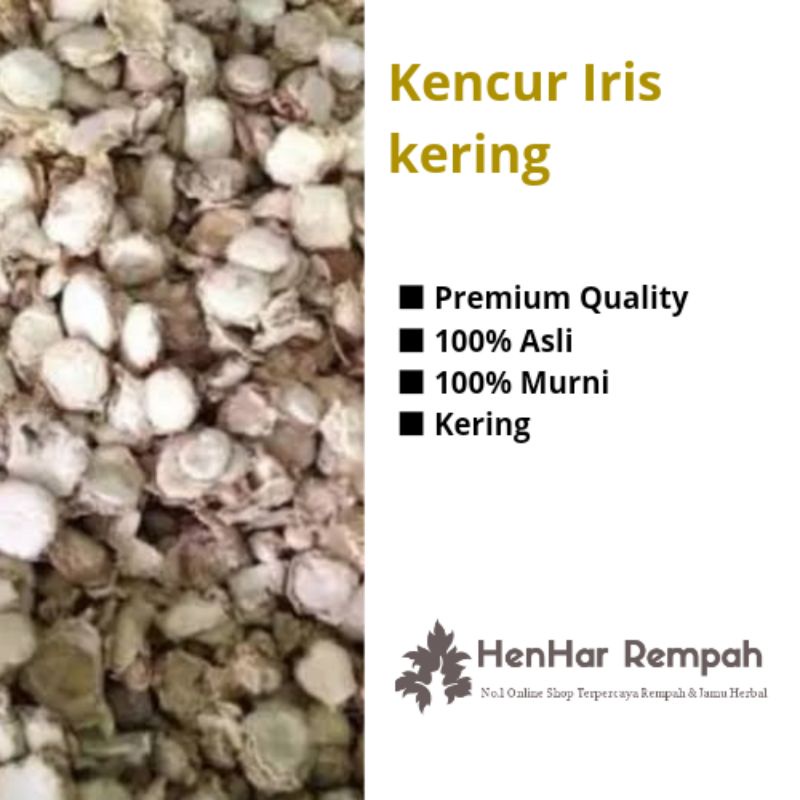 Kencur Iris Kering 100 gram