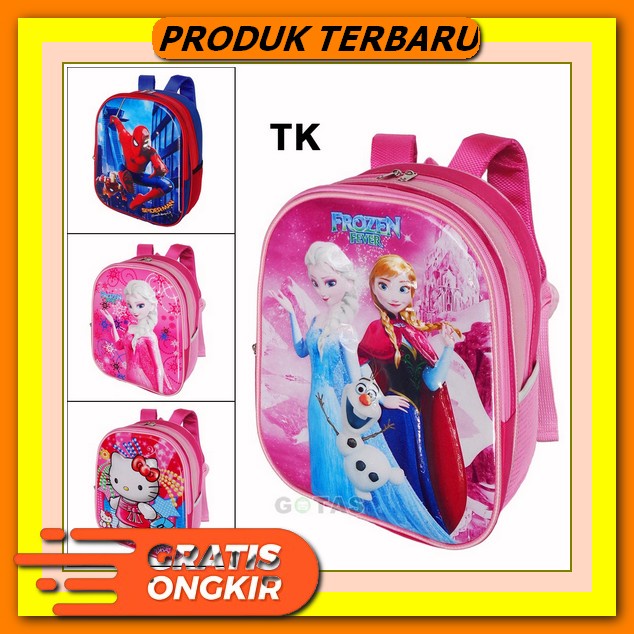 Tas Ransel Sekolah Anak Perempuan Jepang Frzn Ii Untuk Anak Paud Tk Sd Tk/Sd/Smp Pastel Pelangi Cant