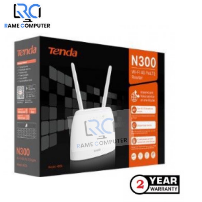 Tenda 4G06 4G-06 Modem 3G / 4G N300 Wi-Fi 4G VoLTE Router New Gen 4G680