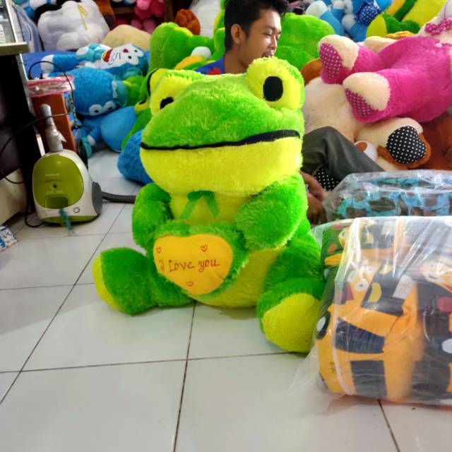 Boneka Kero keropi love keropi jumbo boneka jumbo