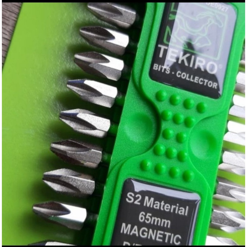 TEKIRO MATA OBENG ANGIN PH2×65 + DOUBLE ENDED BIT SET 10PCS