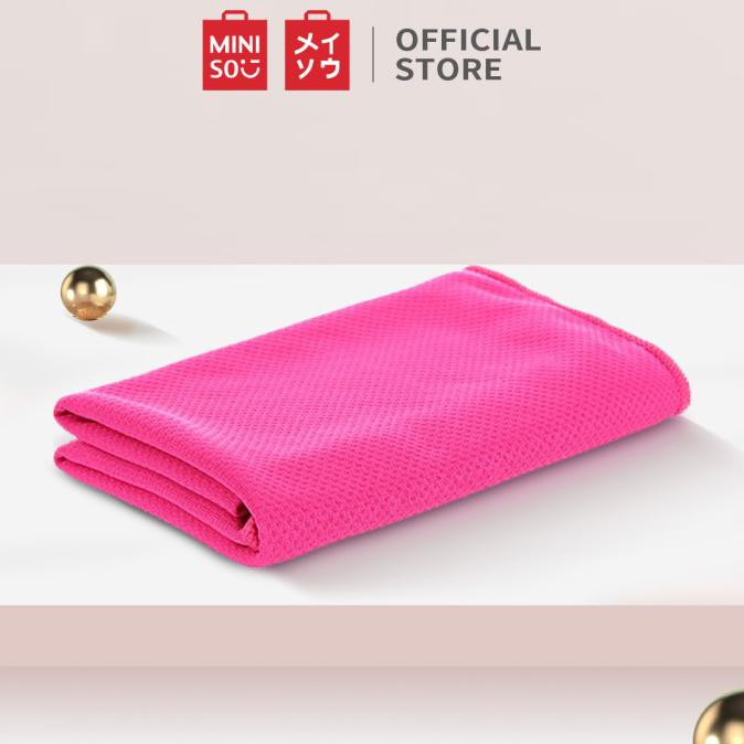 [[BISA COD]] MINISO MINI Sport- Handuk Pendingin Untuk Olahraga Latihan Yoga Gym - Rose Red