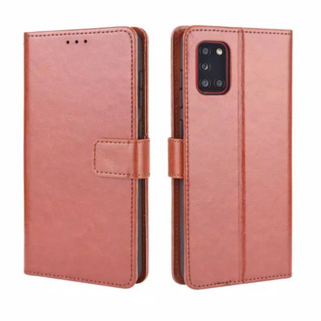SAMSUNG A31 / J6+ / J4+ / J7+ J6PLUS J4PLUS J7PLUS J6 J4 J7 PLUS  FLIP COVER WALLET LEATHER STANDING