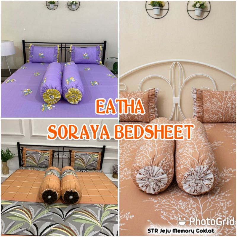 EATHA SPREI SORAYA TYPE KARET UK 180X200 TINGGI 35