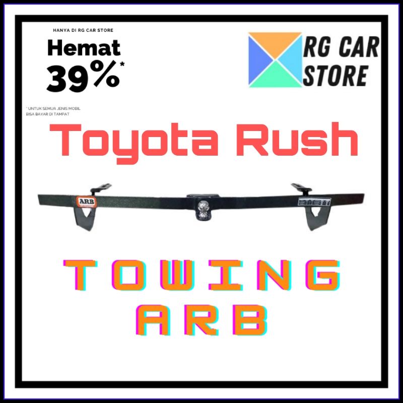 TOWING BAR ALL NEW RUSH/TOWING PELINDUNG TANDUK BELAKANG ORIGINAL BERKUALITAS