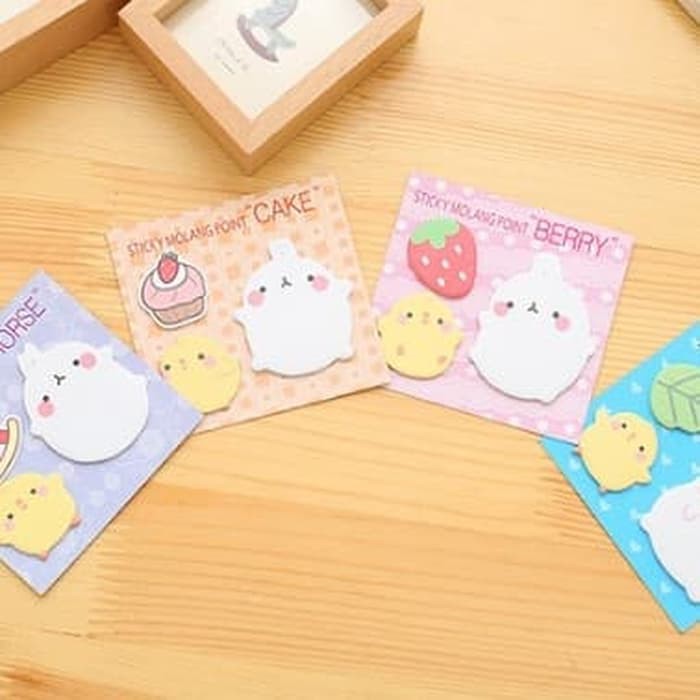 

Memo stick/post it molang point dan kesukaanya lucu