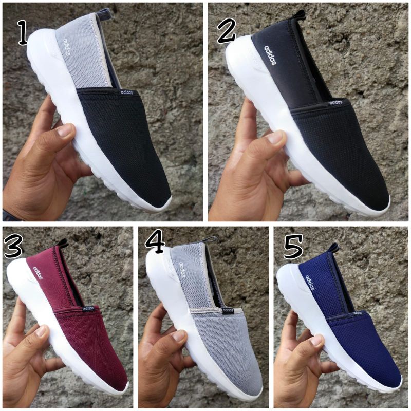 SEPATU SLIP ON WANITA ADIDAS CLOUDFOAM SLIP ON SNEAKERS WANITA BONUS KAOS KAKI