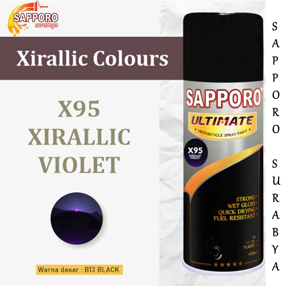 Sapporo Ultimate X95 Xirallic Violet / Sapporo Spray / Pilok / Pylox