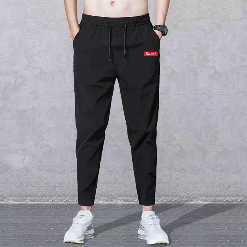 Celana Pria Jogging keren Normal Size hitam  GANTLEMEN BOY celana kasual Traning murah