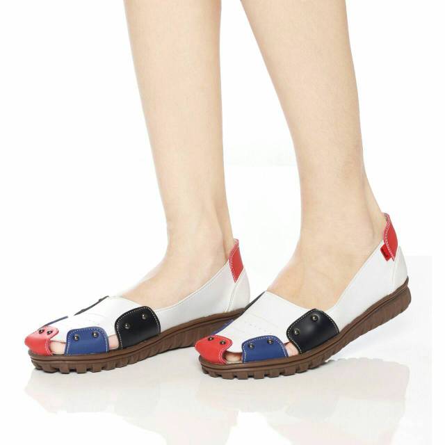 SALE HABIS LeeShoes Sepatu slipon kualitas original. Kode SB BOB warna putihSlip On