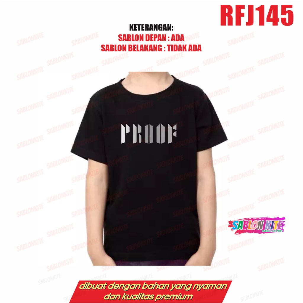 MURAH!!! KAOS KPOP PROOF TULISAN BESAR RFJ145