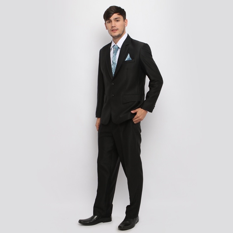 Jas Wedding semi WOOL Jas Pria Stelan Jas nikah dan Celana Blazer Jas Pengantin nikahan Jas Formal-2