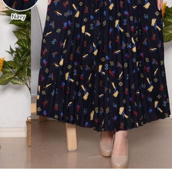 ☑ GS-ROK PLISKET MOTIF YEJIN / ROK PLISKET PANJANG / ROK PLISKET MUSLIM / ROK MAXY ☄