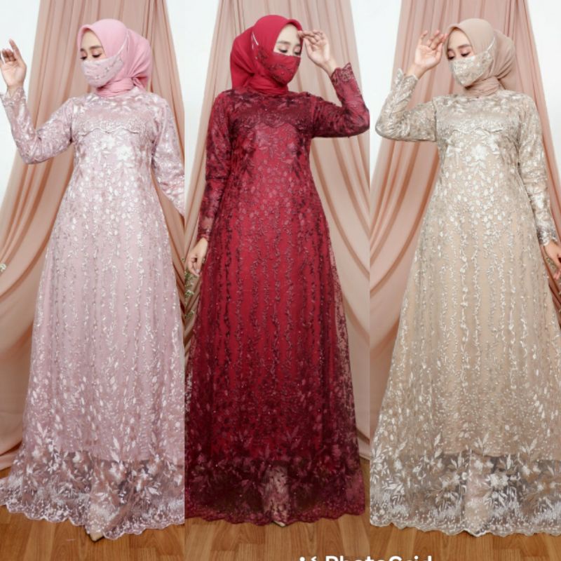GAMIS AULIA/BAJU PESTA MUSLIM