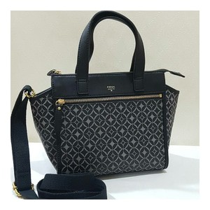 TAS FOSSIL ORIGINAL - FOSSIL TESSA SATCHEL BLACK MULTI