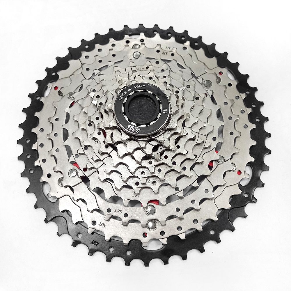 Freewheel Cassette Sprocket 10 Speed RAZE (11-46T) Silver