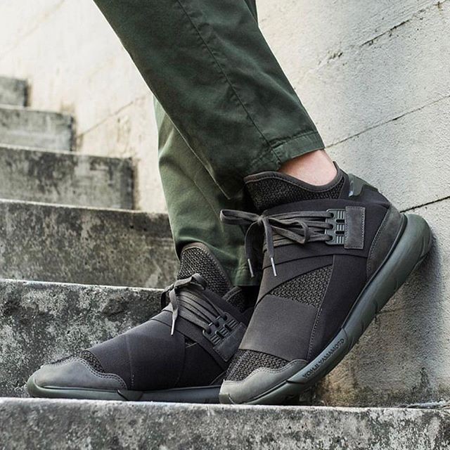 Adidas Y3 Yohji Yamamoto Qasa High Black Olive