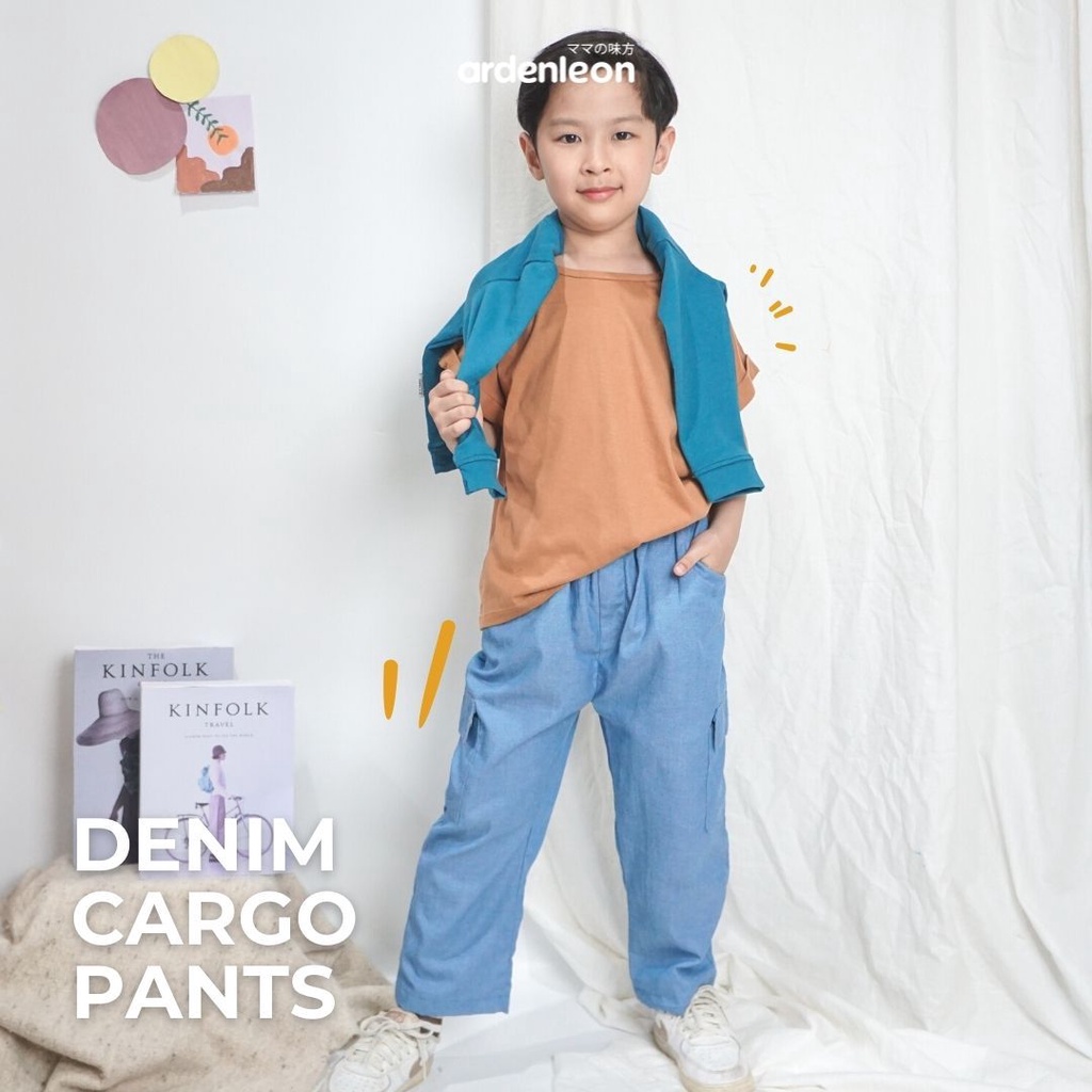 Ardenleon - Casual Denim Cargo Pants