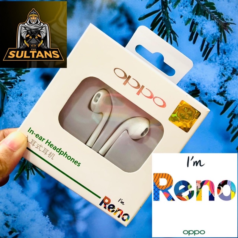 GROSIR HANDSFREE OPPO HF RENO 2 3 4 5 COLOKAN 3.5MM ASLI SUARA JERNIH MANTAP