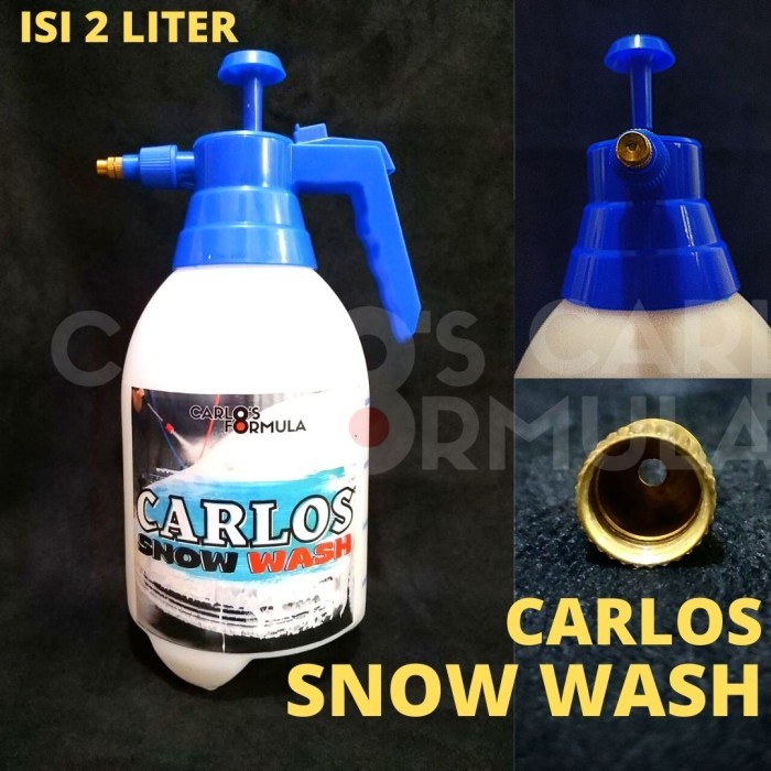 CARLOS SNOW WASH - Alat Snow Wash Sabun Cuci Motor Tabung Foam Salju