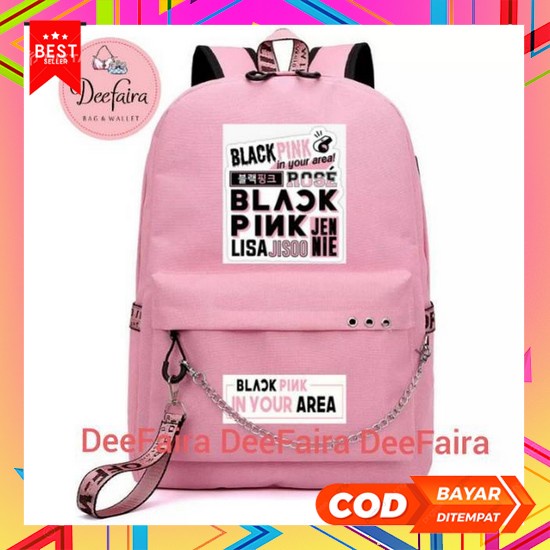 Tas Ransel Wanita Tas Sekolah Tas Kuliah Kantor Backpack Korea Kekinian  Trendy - 213