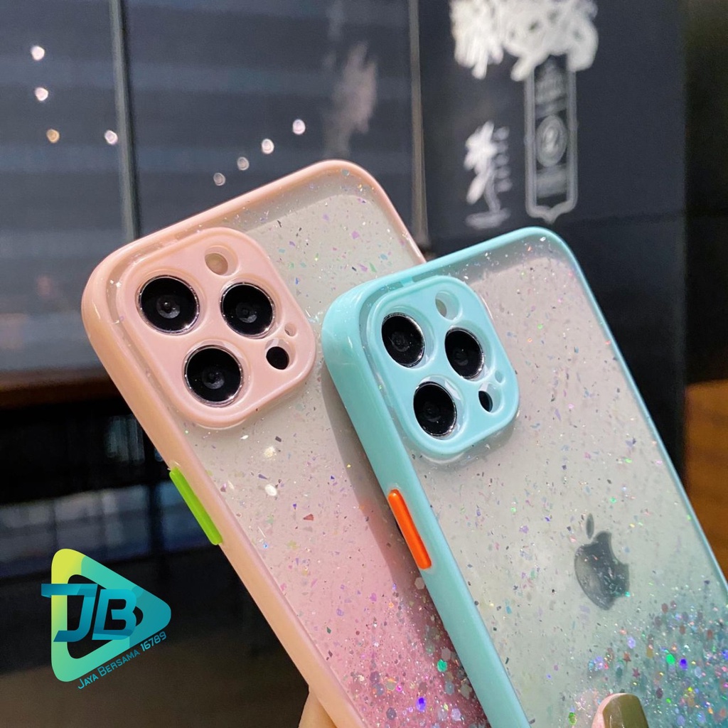 Y014 SOFTCASE FUZE GLITTER PELINDUNG KAMERA 1PHONE 6 6+ 7 8 8+ 7+ X XS XR MAX JB5214