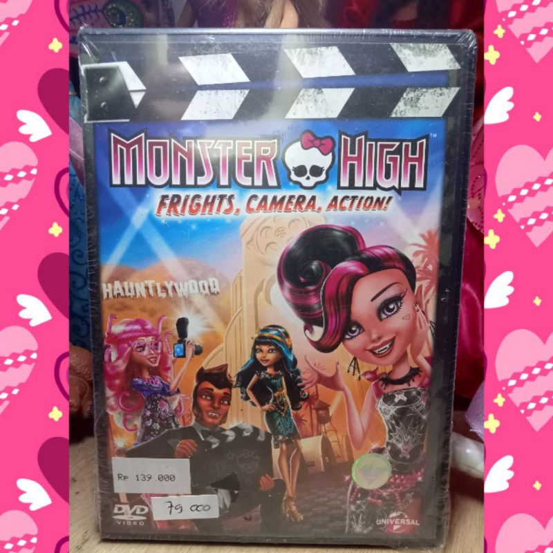 DVD FILM MONSTER HIGH : FRIGHTS, CAMERA, ACTION /DVD FILM ANAK/DVD ORIGINAL MURAH/DVD MURAH