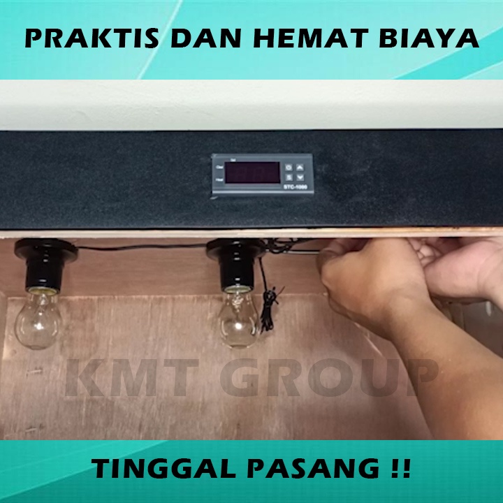 Paket Siap Pakai STC 4P THD-S Thermostat Termostat Pemanas Thermo-Hygrometer Mesin Tetas Telur