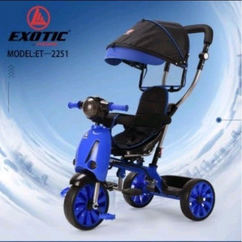 [EKA JAYA SEPEDA] Sepeda Anak Roda 3 Tricycle EXOTIC ET 2251 Model Motor