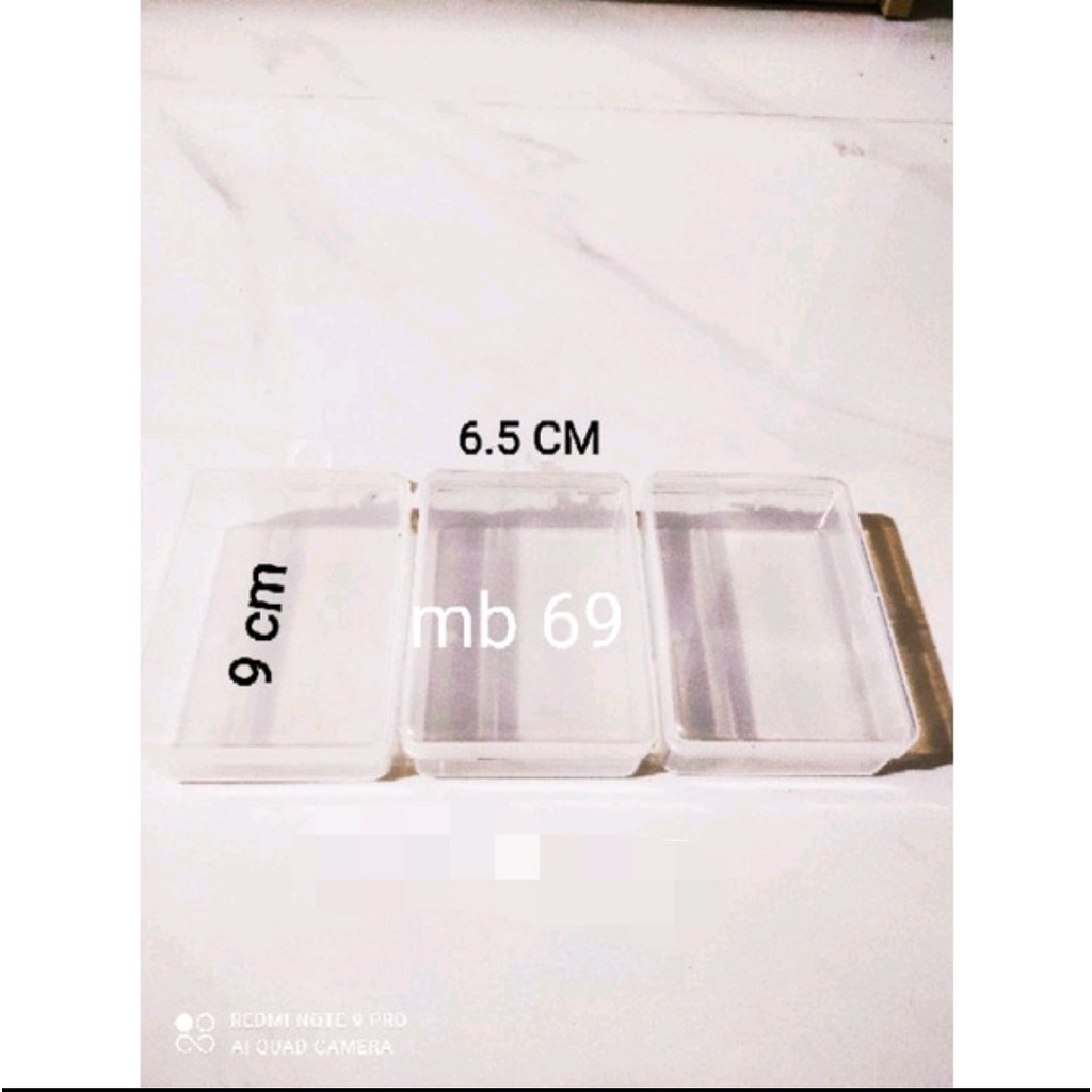 

box plastik mb 69 ukuran 9x 6x 3 cm