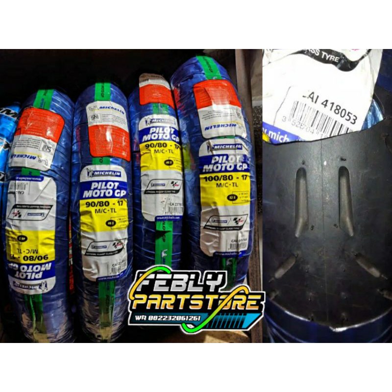 BAN TUBLESS MICHELIN PILOT GP 90/80 RING 17 BAN DOCEP BAN DONAT MICHELIN PILOT GP 90/80 100/80 17 BA