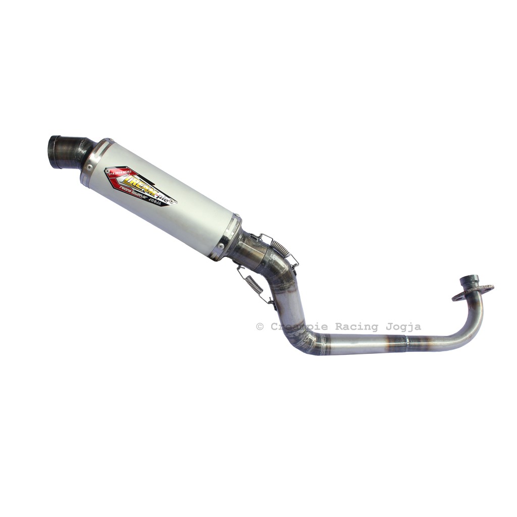 Knalpot Racing Creampie Matic Mio Beat Vario Bulat Plat ORIGINAL-2