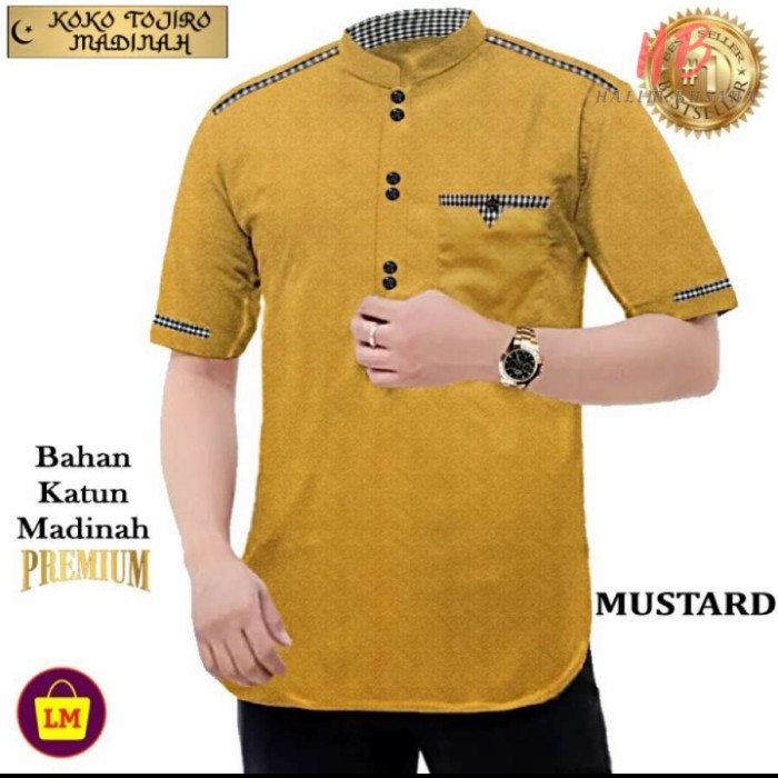 SALE Baju Koko Pria KOKO TOJIRO Madinah Premium Baju Lebaran