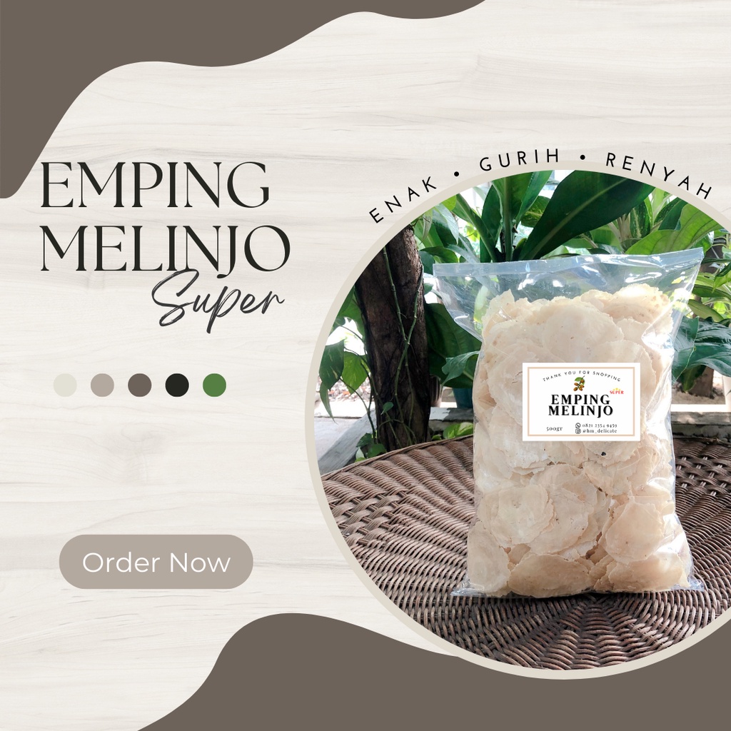 

Emping Melinjo Asli - 500gr [Mentah]