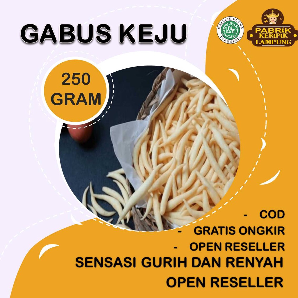 

250 Gram Telur Gabus Keju By Pabrik Keripik Lampung