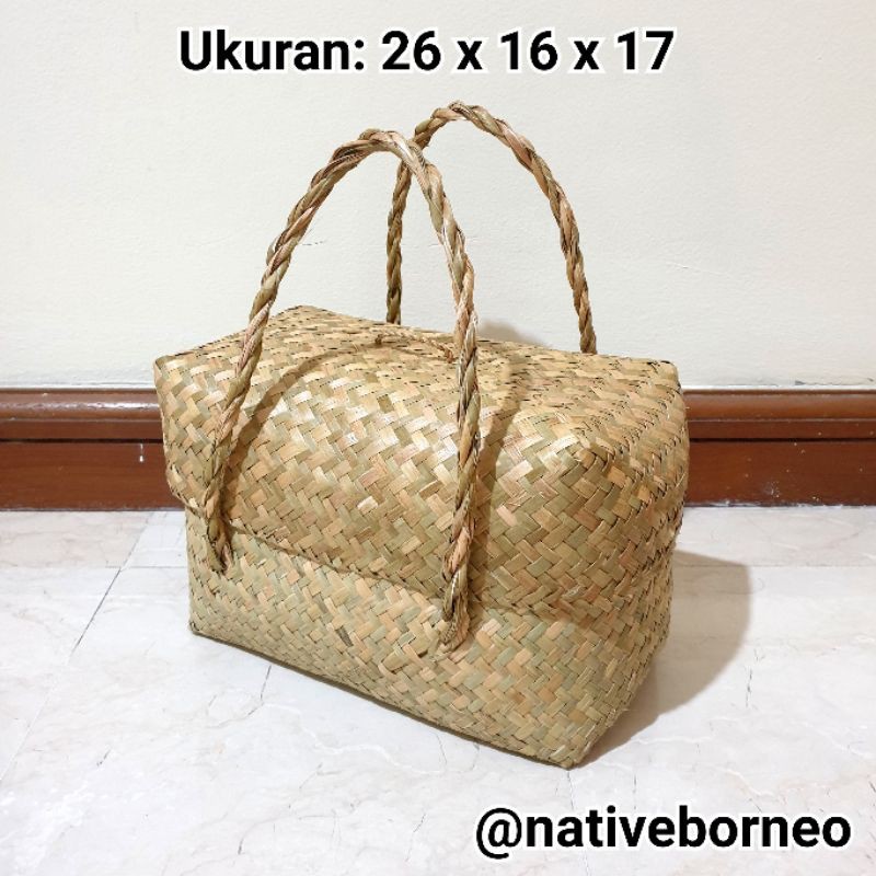 

Tas Purun Kotak Tutup, Tas Besek Purun, Tas Besek Anyaman, Tas Hampers Kue, Tas Parcel Goodie Bag